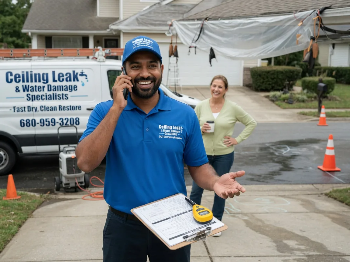 Ceiling Leak Cleanup Bremerton, WA FAQs